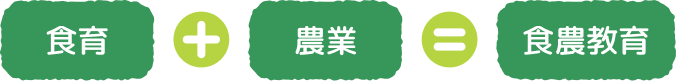 食育+食農=食農教育