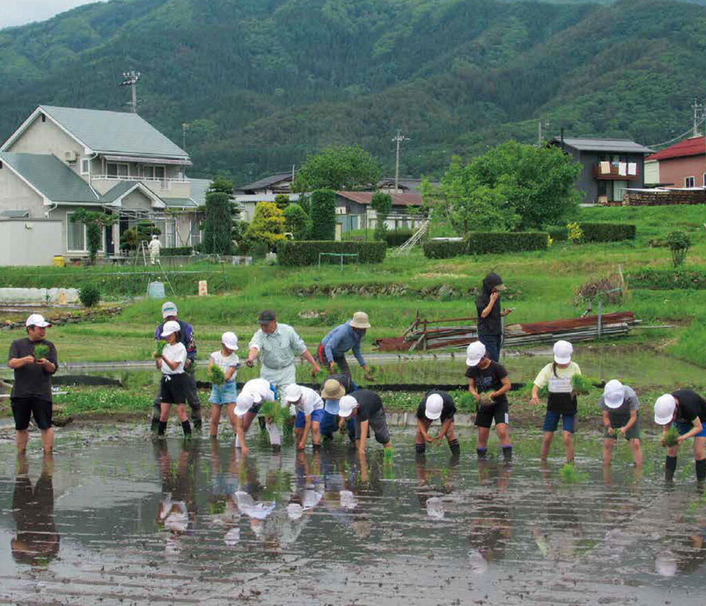 南小学校の児童たち