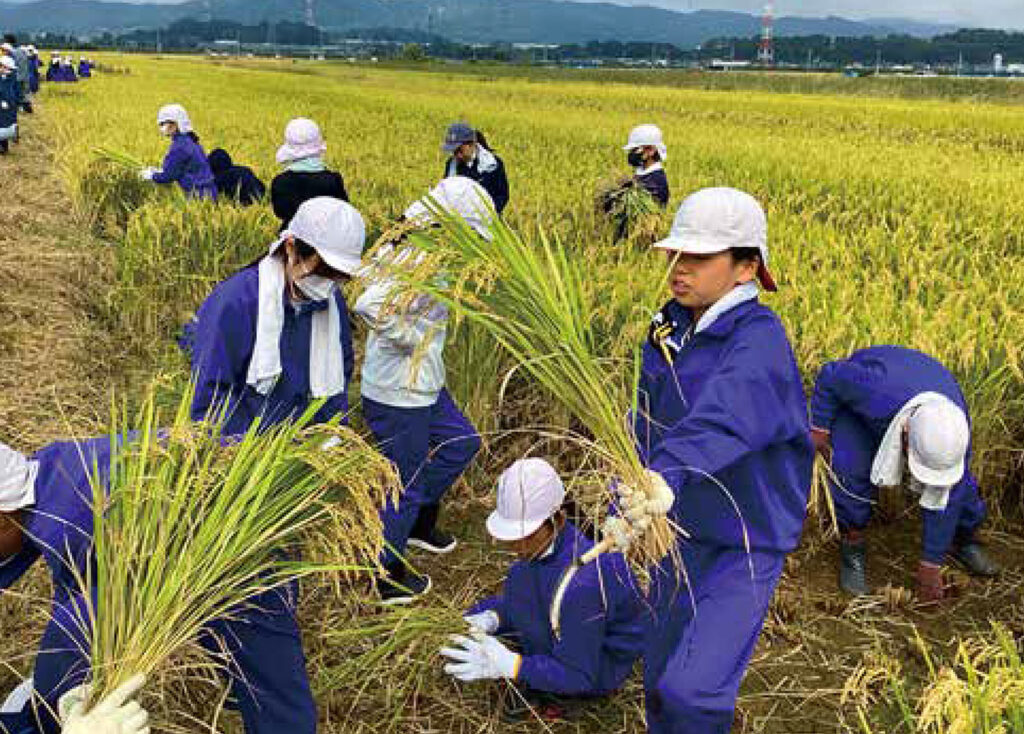 子どもたちと「食と農」を学ぶ体験 栗ガ丘小学校の児童たち